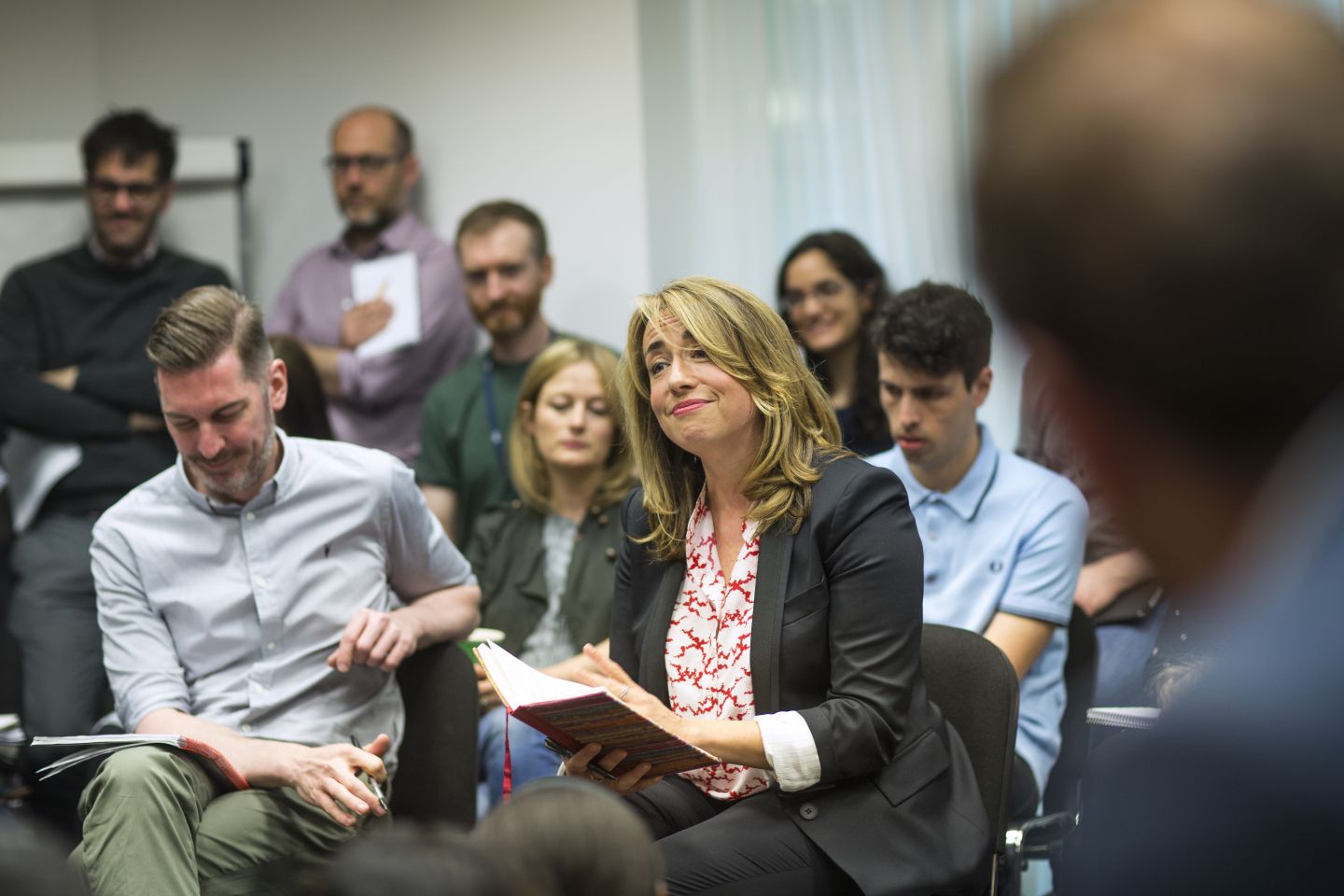 Kath Viner in conference