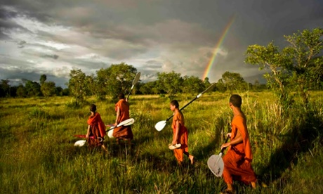 Monks in Cambodia 