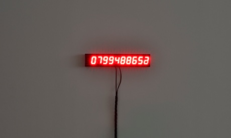 Christian Boltanski's clock counts the number of seconds he's been alive