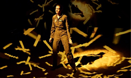 Anne Hathaway in Grounded … Deafinitely are staging the play with speaking and signing actors.