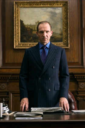 Fiennes as M in Spectre.