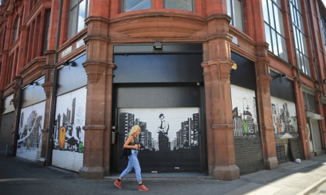 Manchester’s northern quarter.