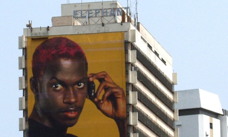 A poster advertising MTN in Lagos.