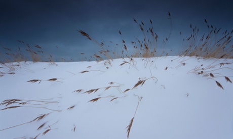 snow covered dunes