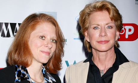 Patricia Cornwell with partner Staci Gruber. The couple were married in 2005.