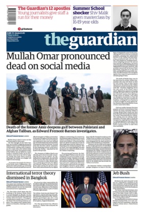 Edward Fremont-Barnes' front page