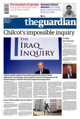 Jack Morgan Jones' front page