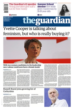 Lottie Howson's front page