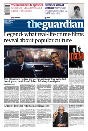 Robert Salusbury's front page