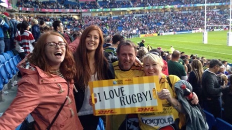 Japan v South Africa at the Brighton Community Stadium.