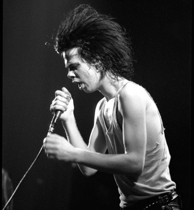 High volume … Nick Cave of the Birthday Party in 1981.