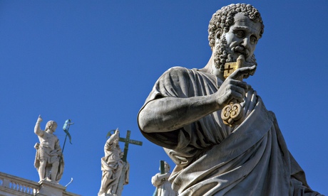statue of St Peter in Rome