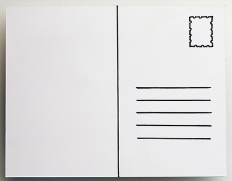 blank postcard