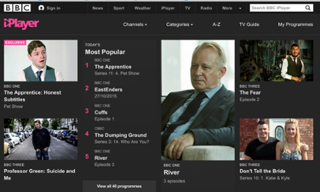 BBC iPlayer: watching the catch-up service currently doesn’t require a TV licence