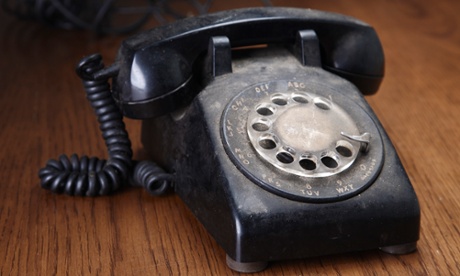 A minging, knackered old phone, yesterday.