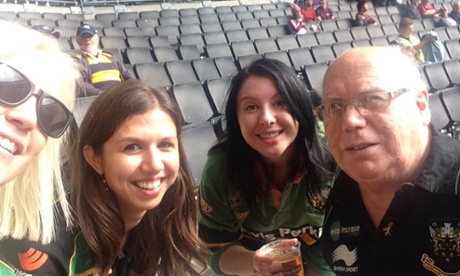 Northampton fans at Stadiummk