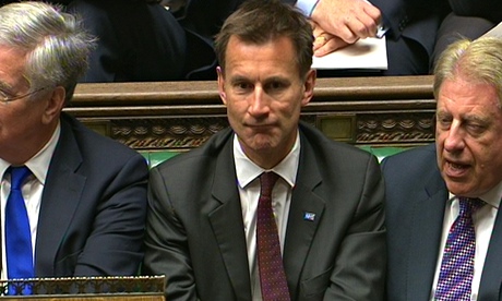 Jeremy Hunt, the health secretary