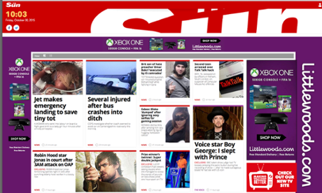 The Sun website: taking on sites such as Mail Online by dropping its paywall