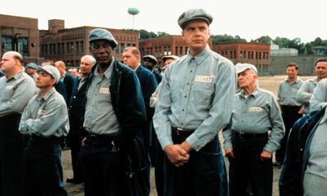 Morgan Freeman and Tim Robbins in The Shawshank Redemption