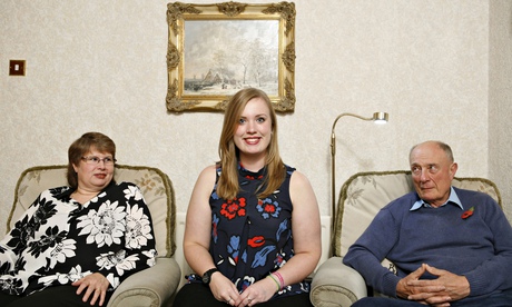 John and Julie Tullock with Daughter Danielle
