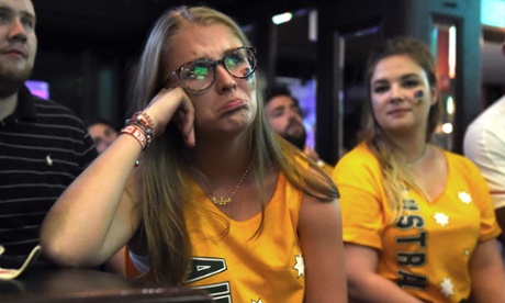 Sad Australia fans
