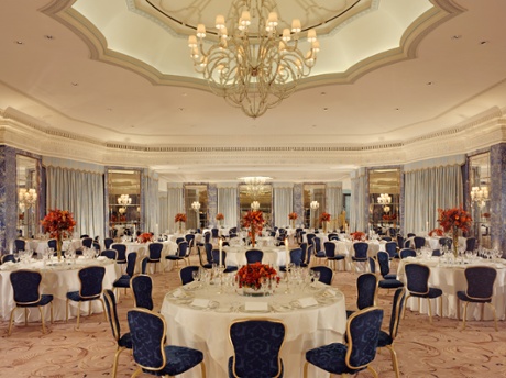 The Dorchester ballroom.