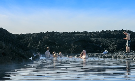 Holuhraun natural baths, Iceland