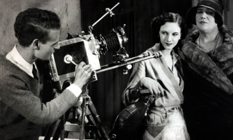 Anthony Asquith filming A Cottage on Dartmoor, 1929