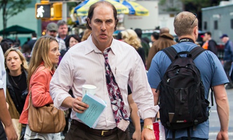 Matthew McConaughey on the set of Gold.