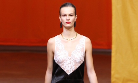 Vintage slip dresses at Celine.