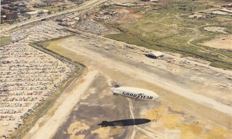 Goodyear blimp at Flushing airport