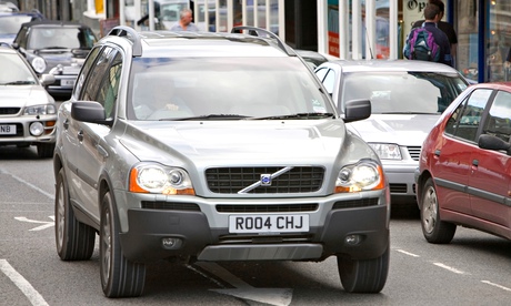 A four wheel drive car