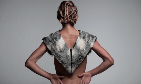 Back view of Caress of the Gaze.