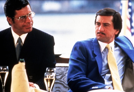 Jerry Lewis and Robert De Niro in the King of Comedy, directed by Martin Scorsese.