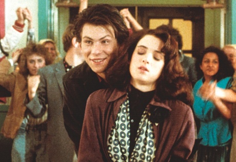 Christian Slater and Winona Ryder in Heathers