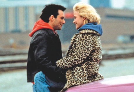 Christian Slater and Patricia Arquette in True Romance