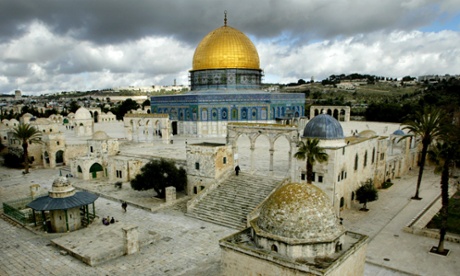 The Dome of the Rock compound, known to the Muslims as al-Haram al-Sharif, or the Noble Sanctuary, and to the Jews as Temple Mount, in Jerusalem’s Old City.