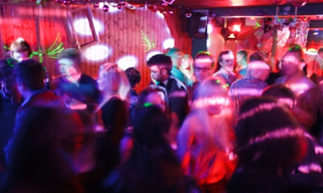 Party in the Dalston Superstore club in Dalston in Hackey, London.