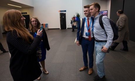 Owen Jones poses for a picture with Oliver