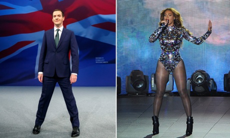 Adopt the position … George Osborne and Beyoncé.
