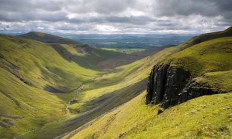 A valleyin the north Pennines, Cumbria, England. Photograph: FLPA/Alamy