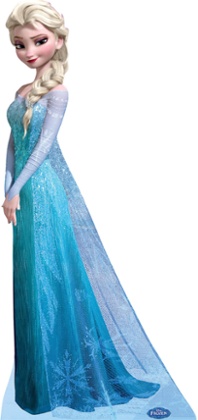 Elsa from the film <em>Frozen</em>.