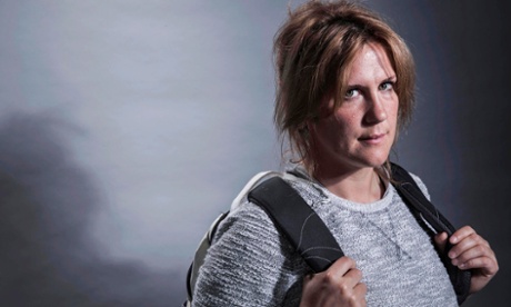 Always on the run… Emily Dredge in Hunted.