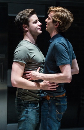 Oliver Johnstone (Drew) and Luke Newberry (Gabe) in Teddy Ferrara.