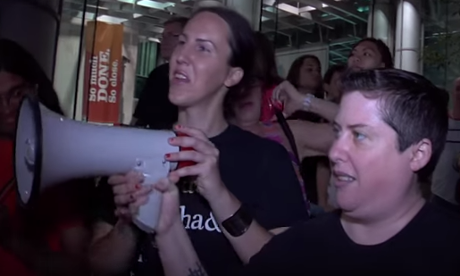 LGBT activists at the Toronto premiere of Stonewall