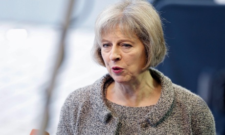 Theresa May: wants our compassion to dwindle.