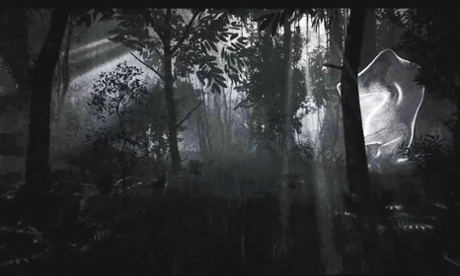 Jon Rafman, Sculpture Garden (Hedge Maze), 2015, seen through Oculus Rift headset.