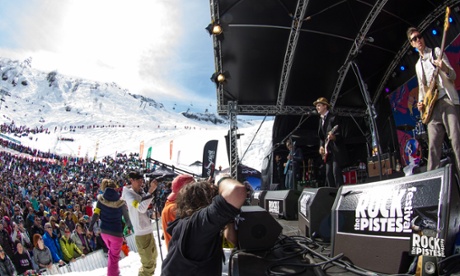 Babyshambles at last year's Rock the Pistes festival.