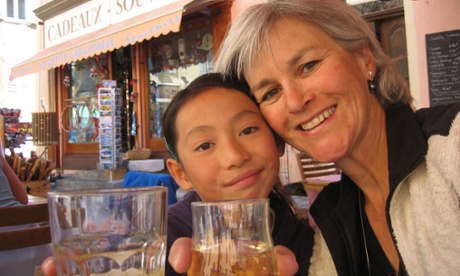 Pippa Curtis, owner of Snowgums, in the French Alps