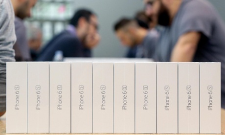 Apple's new iPhone 6s on display in a Apple store in Carugate, Italy.